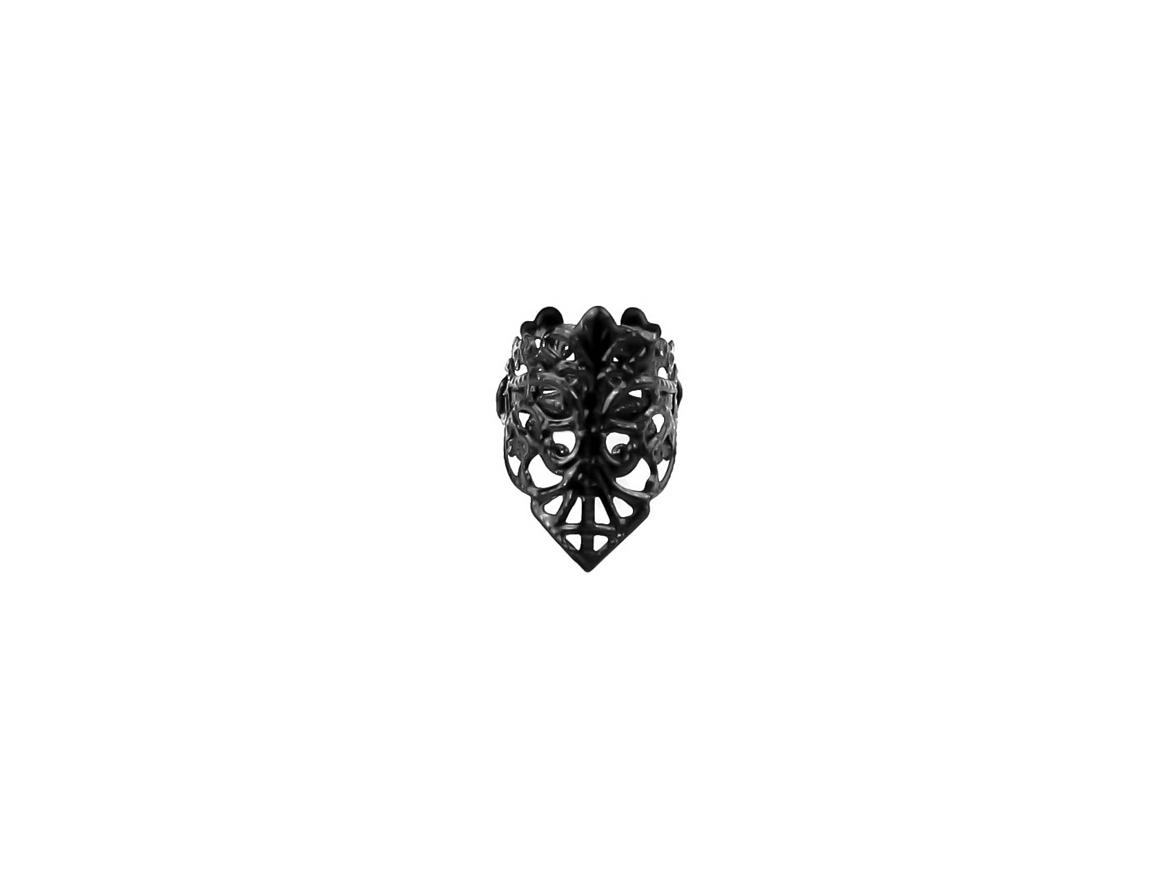  Intricate Myril Jewels gothic midi ring, a delicate yet bold piece perfect for enhancing any witchcore or neo-goth ensemble. A versatile accessory for Halloween, festivals, or as a statement piece for the avant-garde goth. Ideal as a gift for the goth girlfriend or a dramatic addition to everyday wear.