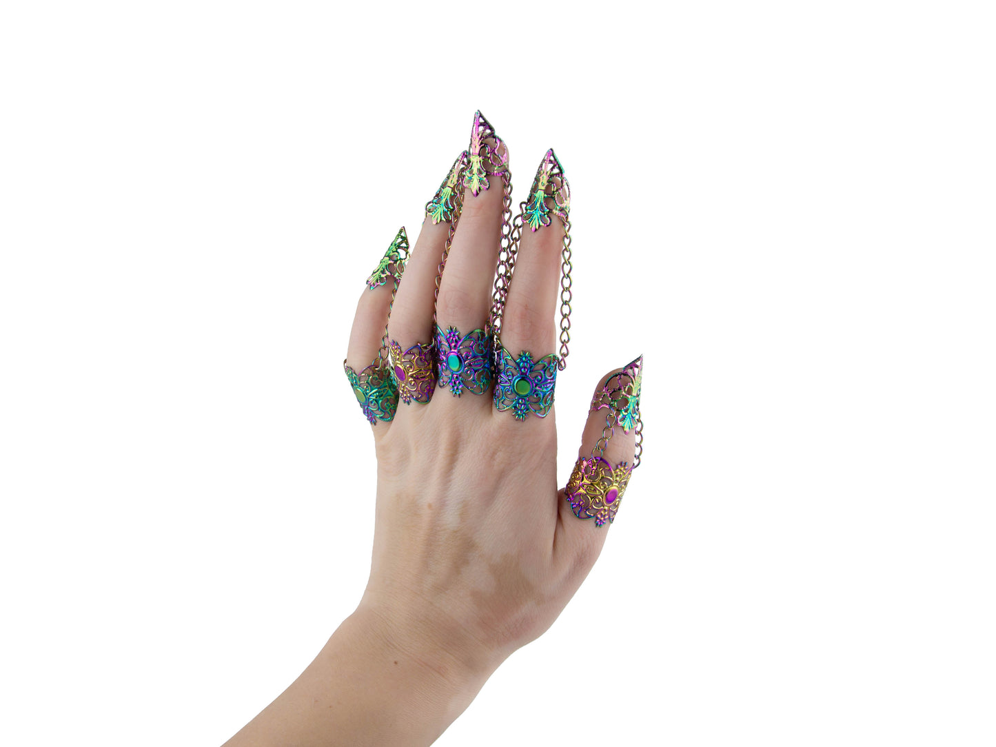 Metal Claw Rings ANTRACITE