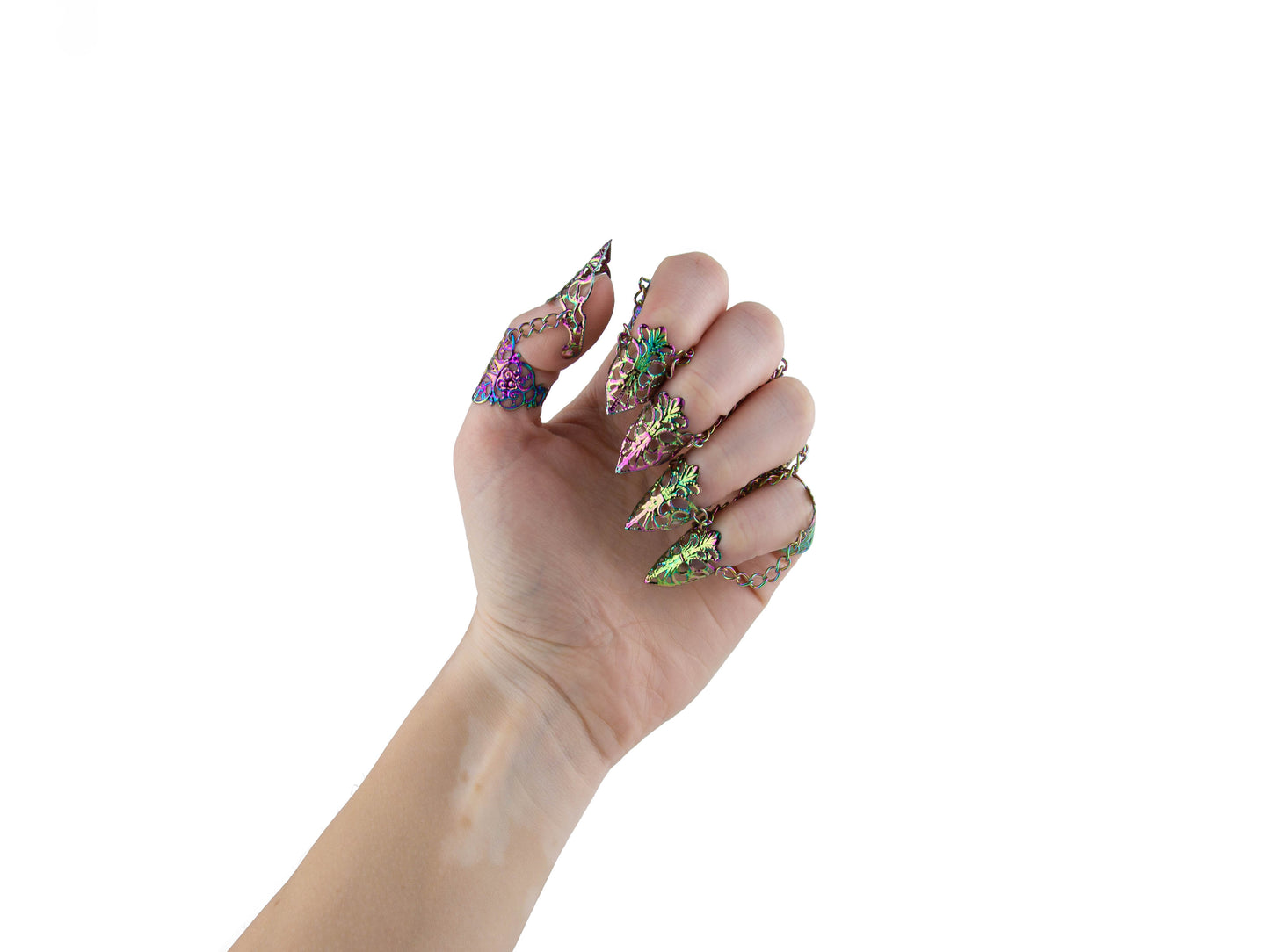 Metal Claw Rings ANTRACITE