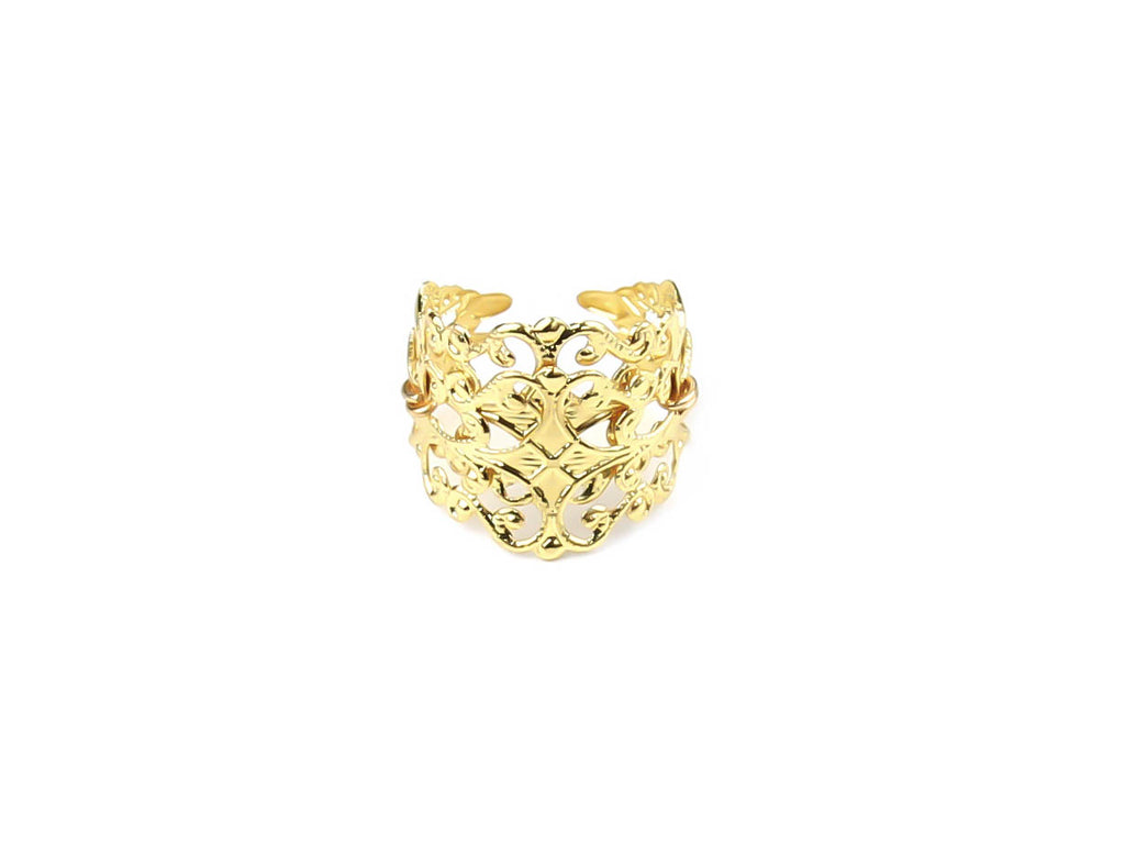 Myril Jewels presents an exquisitely crafted dark-avantgarde ring gold, blending the essence of gothic allure with contemporary design. Perfect for those who favor Neo Gothic or Witchcore aesthetics, this ring makes a bold statement for everyday wear and complements Halloween and punk fashion with its Gothic-chic vibe