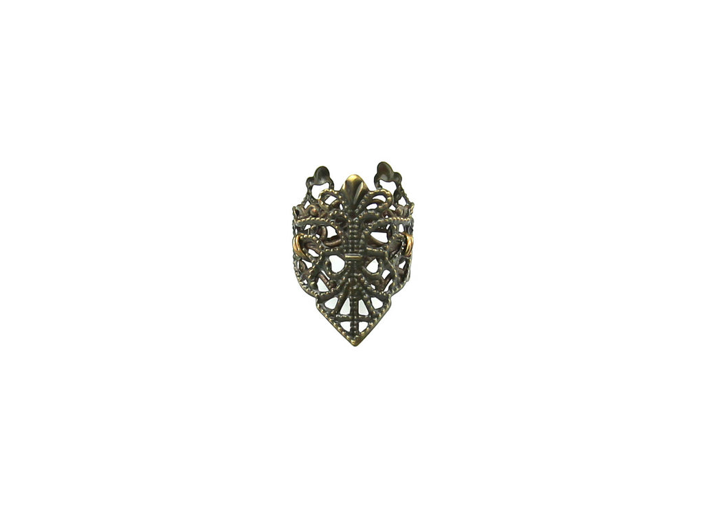 Intricate Myril Jewels gothic midi ring in bronze, perfect for Witchcore and neo-goth style lovers. A statement piece that complements Halloween costumes, rave outfits, and everyday minimal goth attire. Ideal for gifting to a goth girlfriend or as a daring friend gift idea.