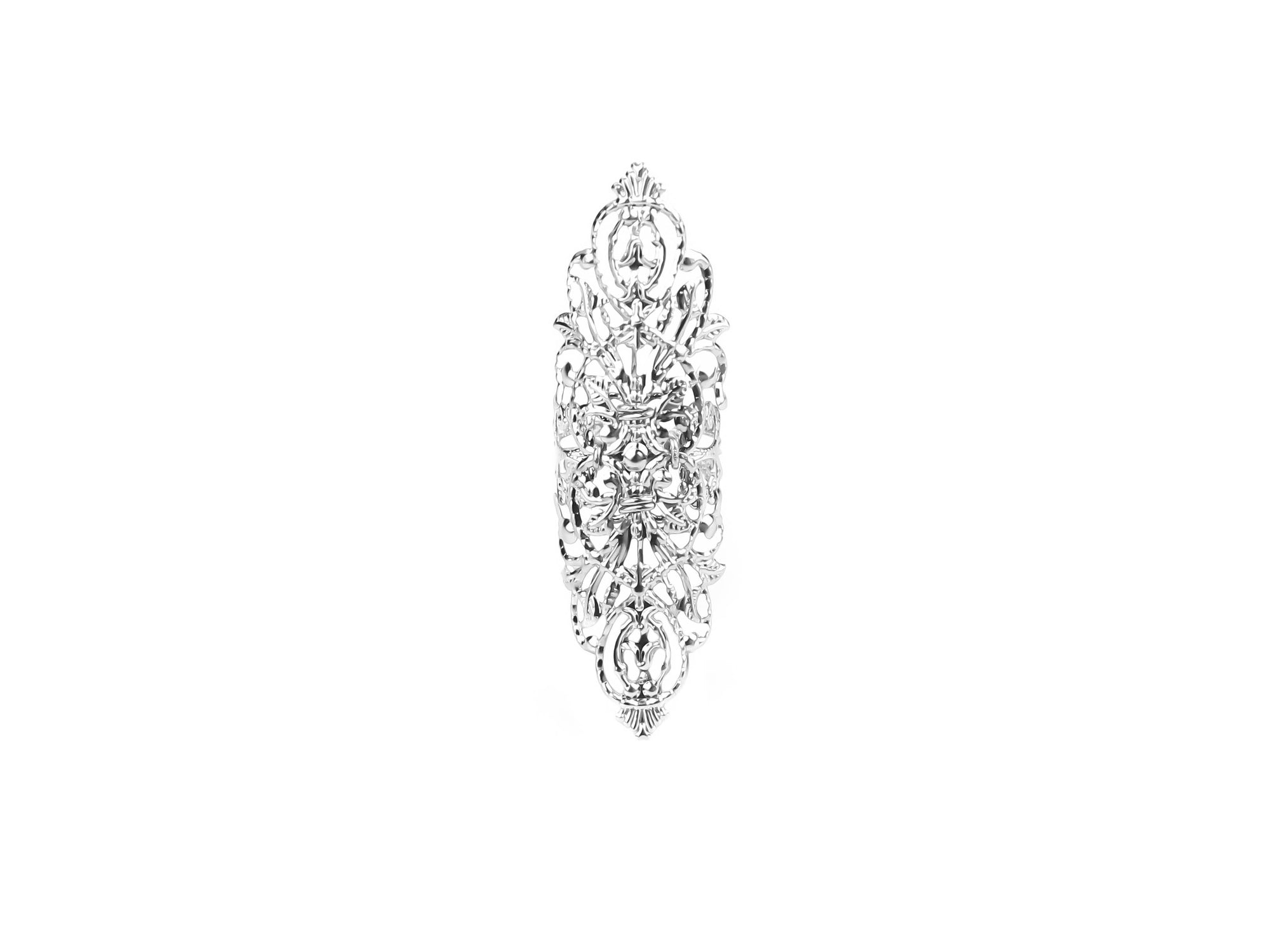 This Myril Jewels wide gothic ring, with its intricate, dark avant-garde design, is perfect for neo-gothic enthusiasts and alternative fashion. Ideal for Halloween, it's a bold piece that suits minimal goth tastes, makes a statement at rave parties and festivals, and is an excellent gift idea for a goth girlfriend or friend looking for unique, witchcore-inspired jewelry.