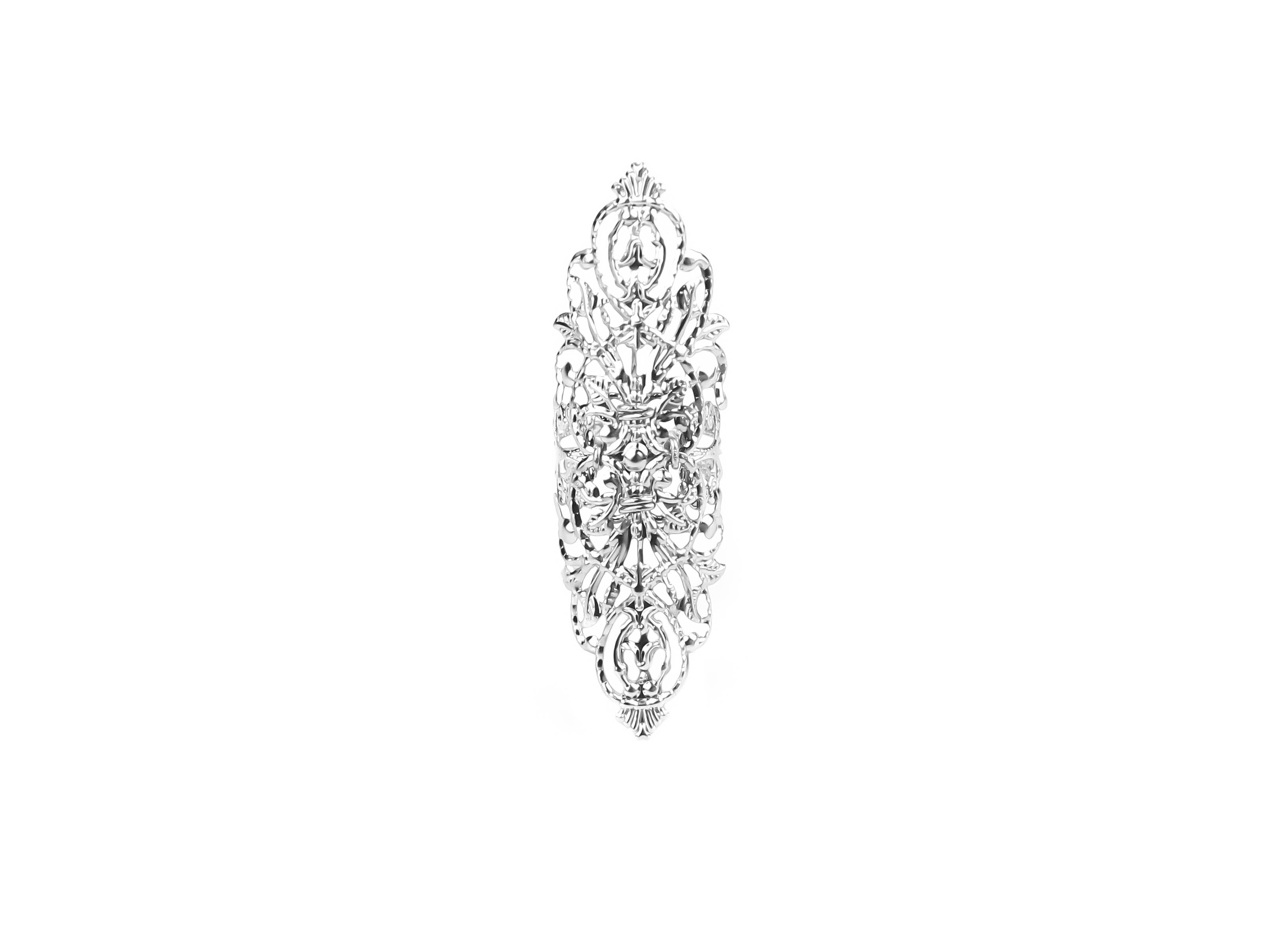 This Myril Jewels wide gothic ring, with its intricate, dark avant-garde design, is perfect for neo-gothic enthusiasts and alternative fashion. Ideal for Halloween, it's a bold piece that suits minimal goth tastes, makes a statement at rave parties and festivals, and is an excellent gift idea for a goth girlfriend or friend looking for unique, witchcore-inspired jewelry.