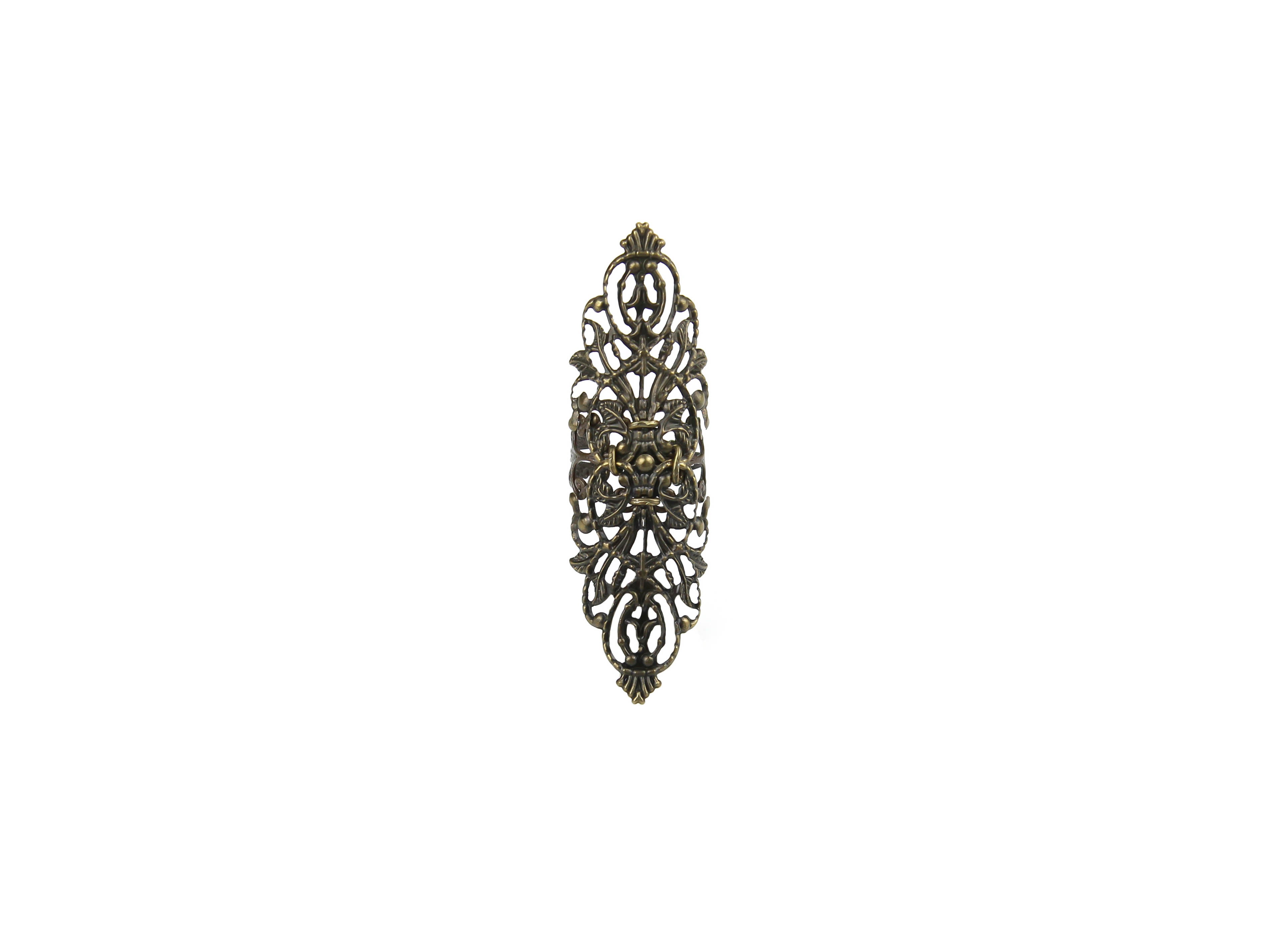  An elegantly crafted wide bronze gothic ring from Myril Jewels, this piece is a stunning accessory for those with a love for neo-gothic and alternative styles. It's an ideal complement to a Halloween ensemble or punk attire, perfect for daily wear in a minimal goth wardrobe, and a standout choice for festivals or rave parties. This ring serves as a thoughtful, bold gift for the witchcore-adoring goth girlfriend or friend.