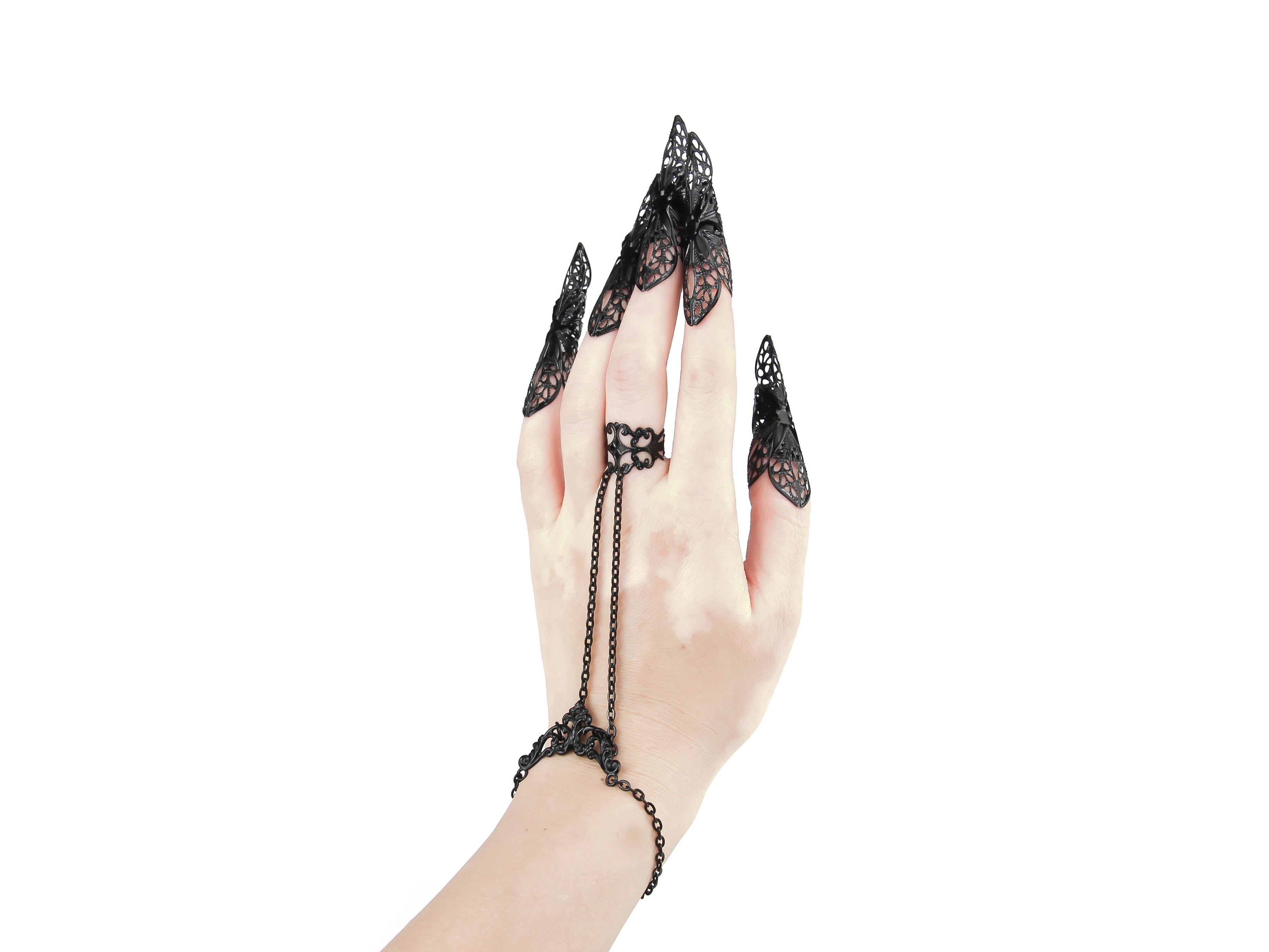 Stone Plated Fancy Ring Hand Chain Bracelet – ShopBollyWear.Com