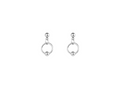 These are Myril Jewels' minimalist mini hoop earrings, a subtle yet distinct piece for gothic and alternative style aficionados. Perfect for everyday wear or as a unique gift, they embody the brand's dark-avantgarde aesthetic, suitable for festival looks, minimalist goth attire, or as a versatile accessory for any outfit.