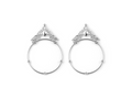 Bold and wide hoop earrings from Myril Jewels, featuring intricate gothic motifs, perfect for a statement piece in neo-gothic fashion. Ideal as a goth girlfriend gift or a unique addition to a dark-avantgarde jewelry collection