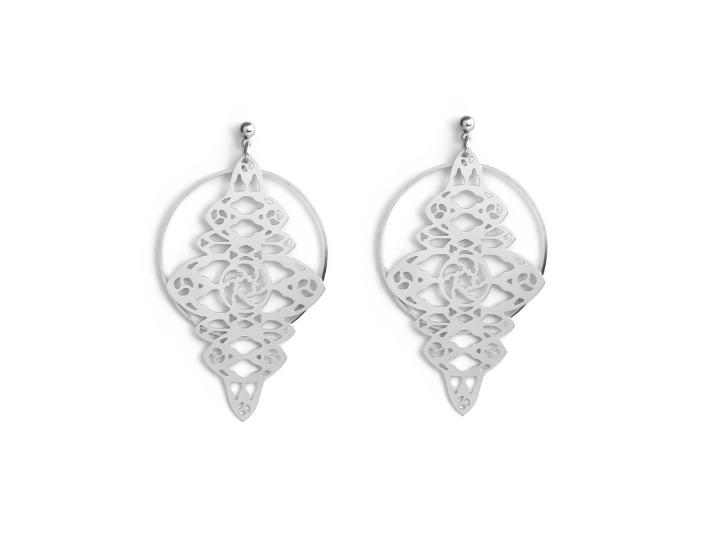 Goth Hoop Earrings RINA