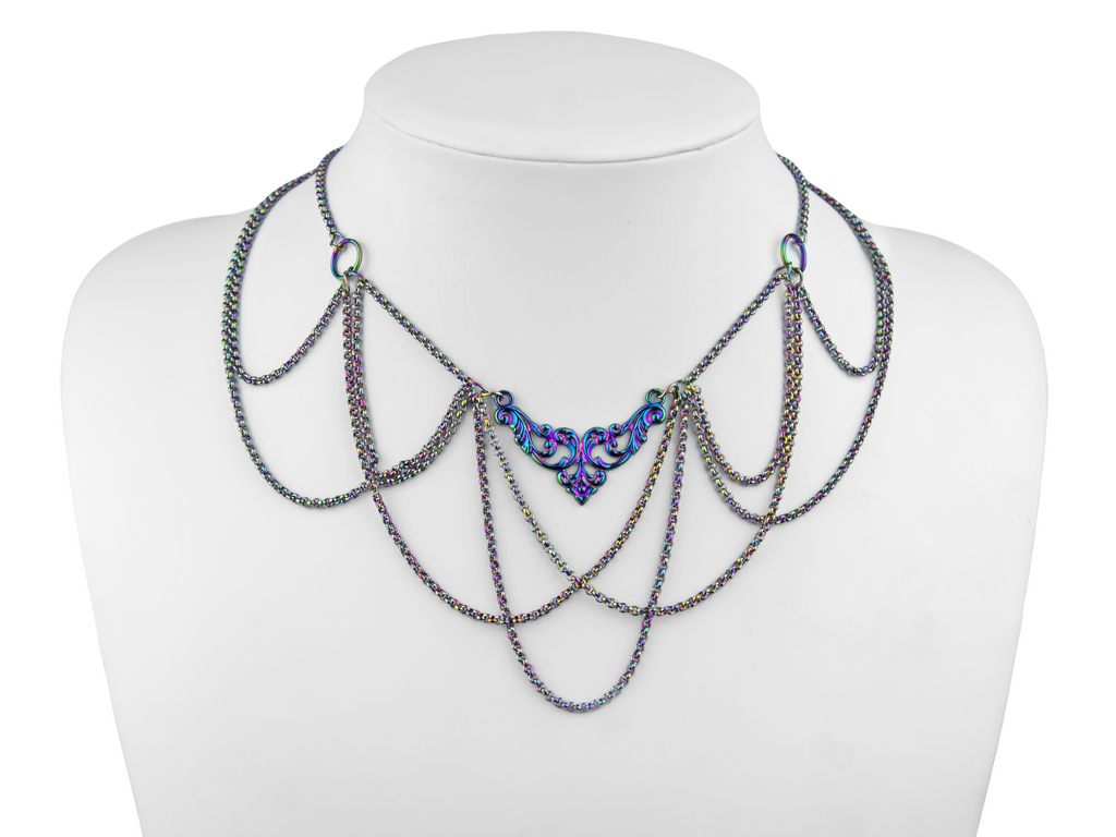Floral Multi Layer Choker CULT