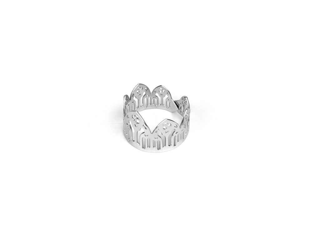 Filigree Goth Ring SILICA