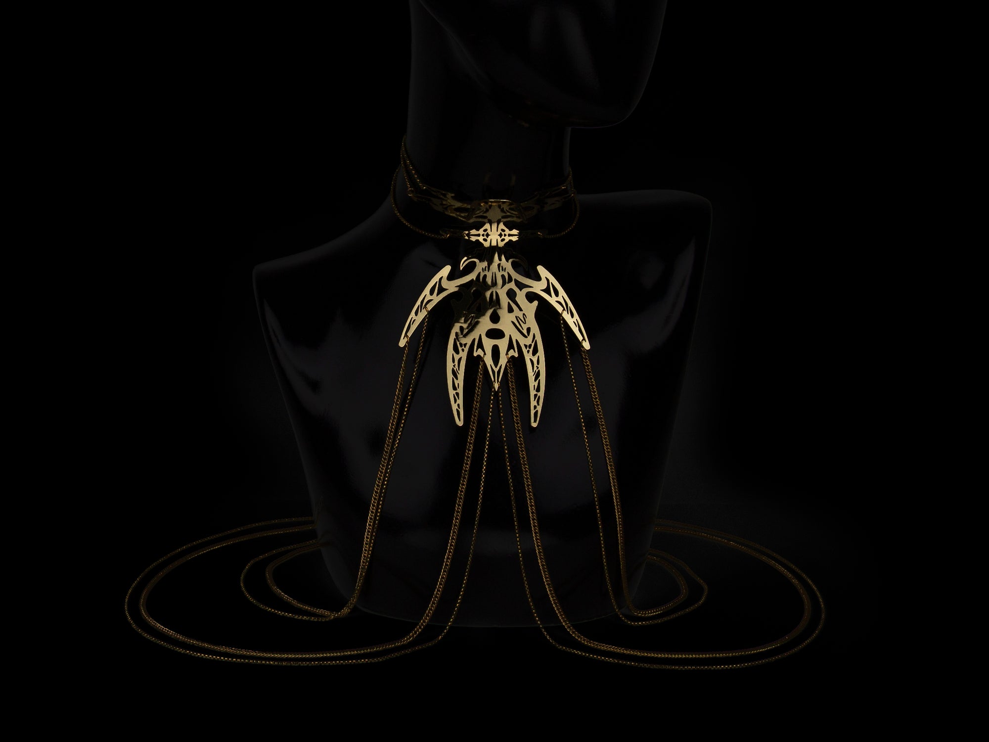 Body Chain Breast Necklace LUNARIS