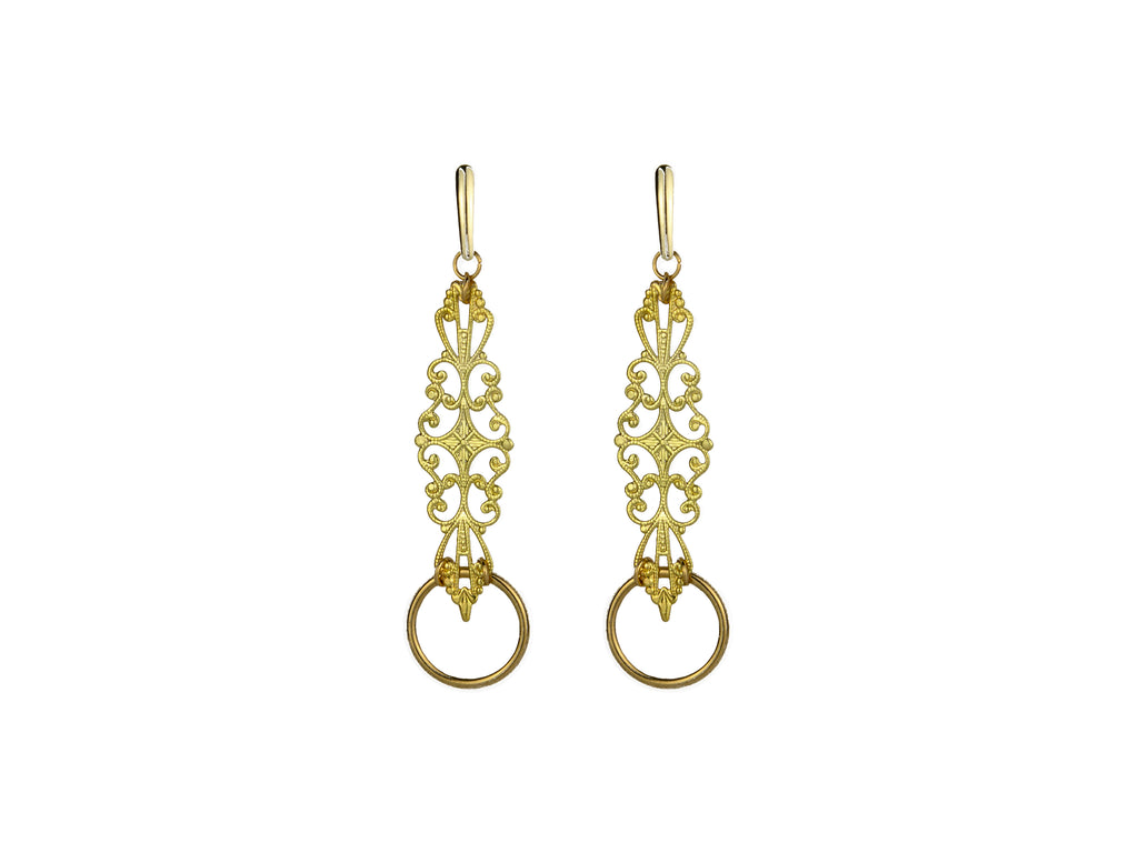 Filigree Hoop Earrings BORA