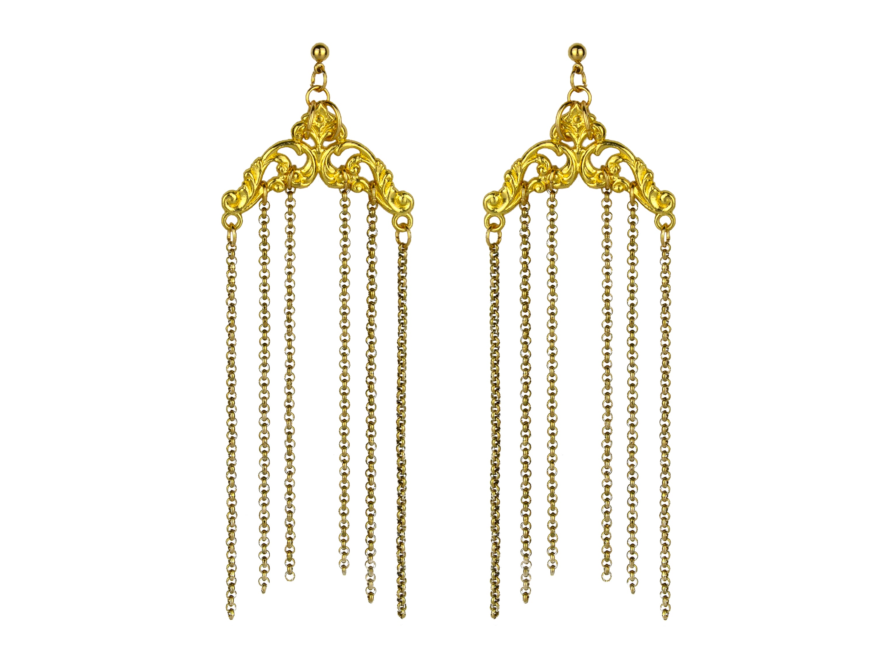 Lange Chandelier-Ohrringe LAYLA