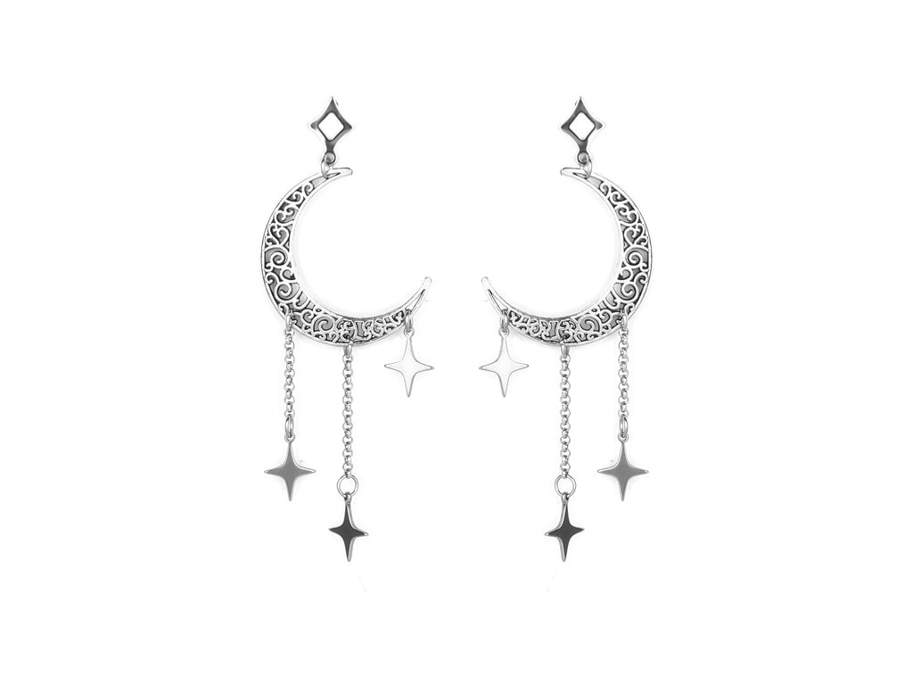 Moon and Stars Earrings TSUKI