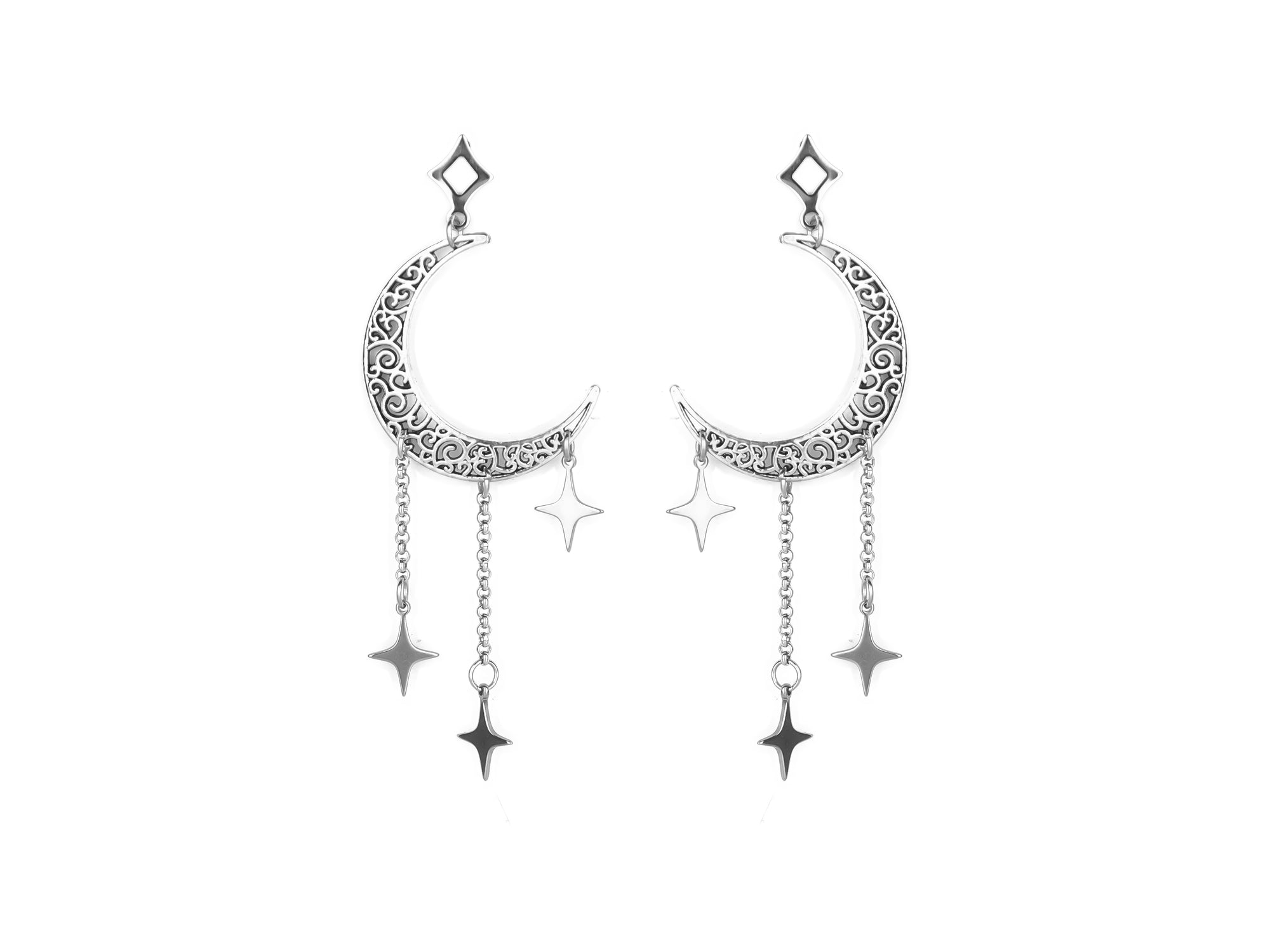 Moon and Stars Earrings TSUKI