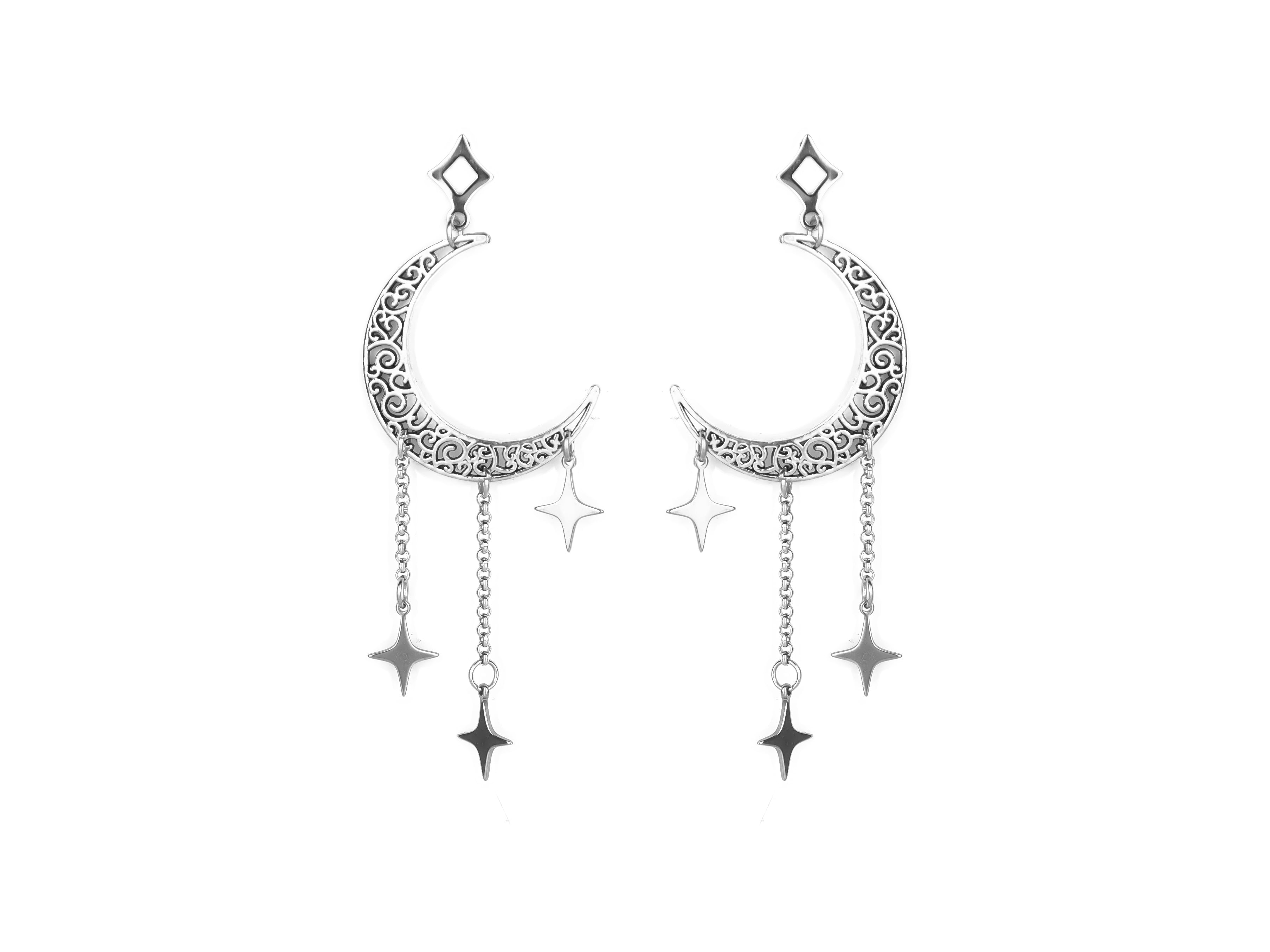 Moon and Stars Ohrringe TSUKI