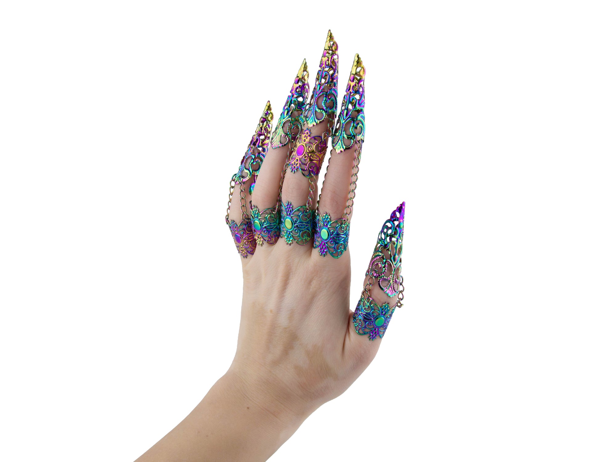 Full Finger Claw Ring Set VIX