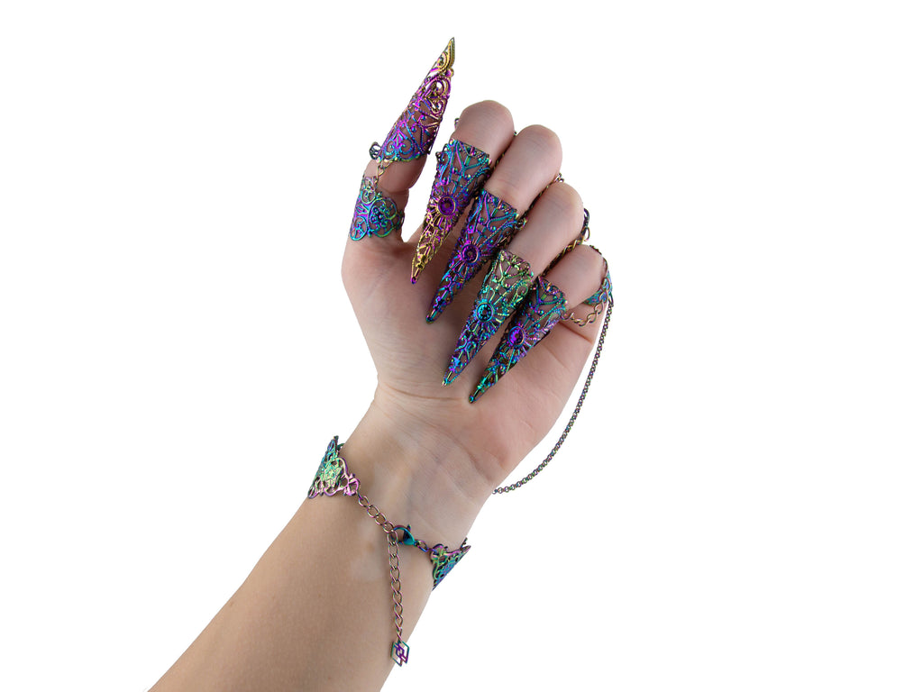 Metal Glove with Claw Rings MAHAFSOUN