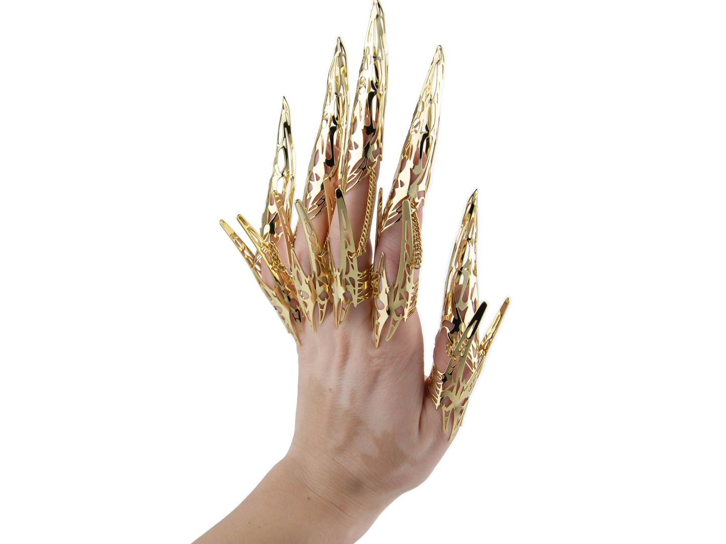 Dark Sci-Fi Armor Claw Ring SPECTRA
