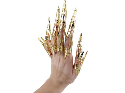 Dark Sci-Fi Armor Claw Ring SPECTRA