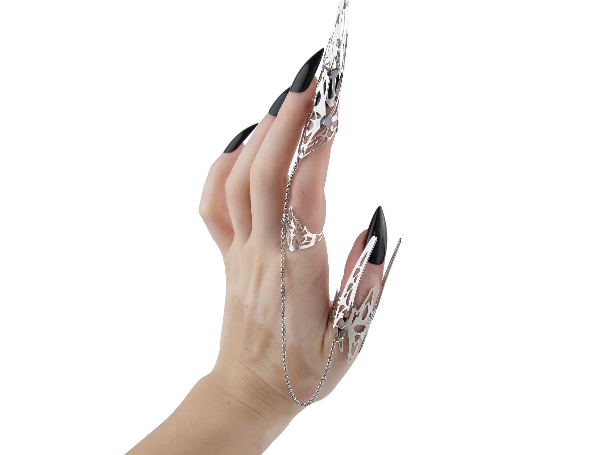 Dark Tech Double Ring with Claw HYPERRA