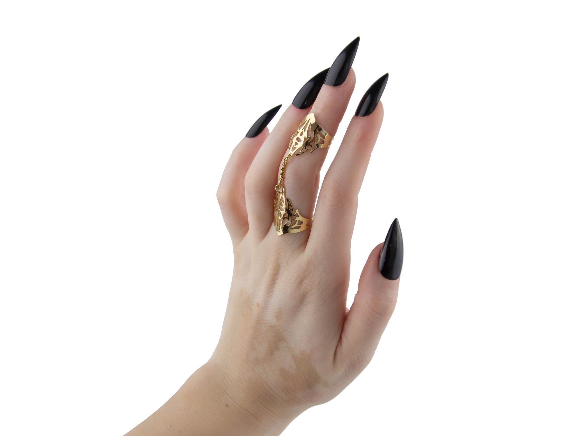 Tribal Goth Double Ring GRAVION