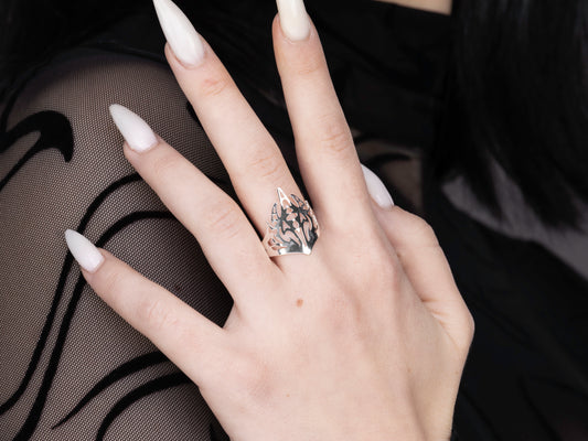 Neo Gothic Ring VELTRIX