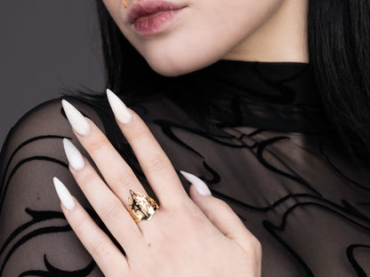 Neo Gothic Ring VELTRIX