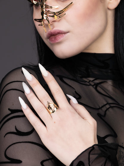 Neo Gothic Ring VELTRIX