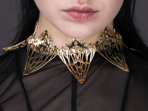 Auffälliges Gothic-Halsband OBLIVION