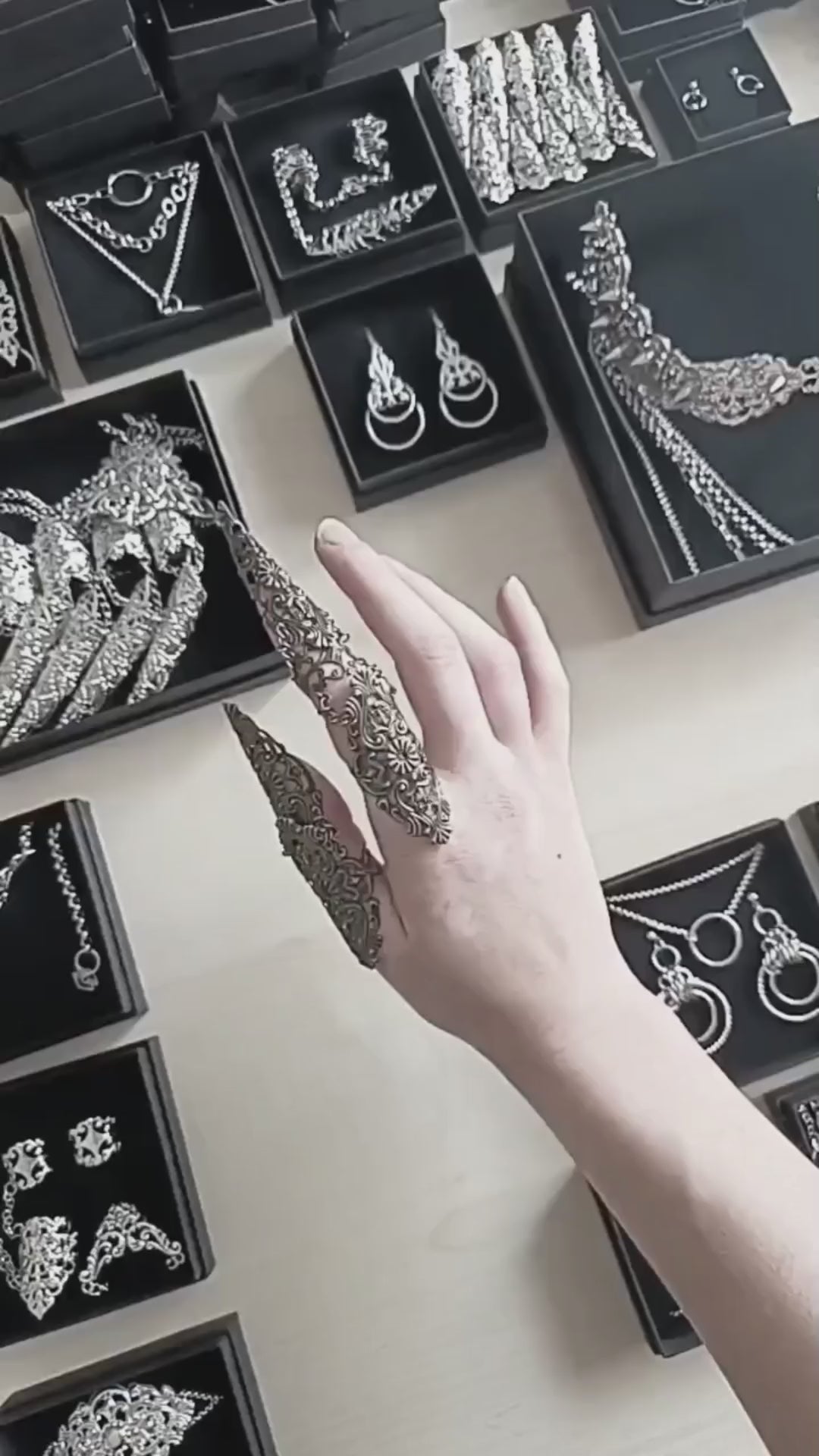 Double Ring Set with Claw RATKE