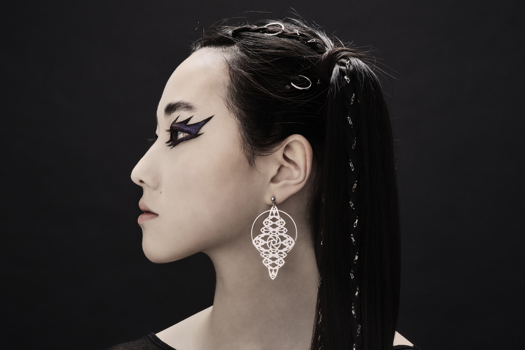 Goth Hoop Earrings RINA