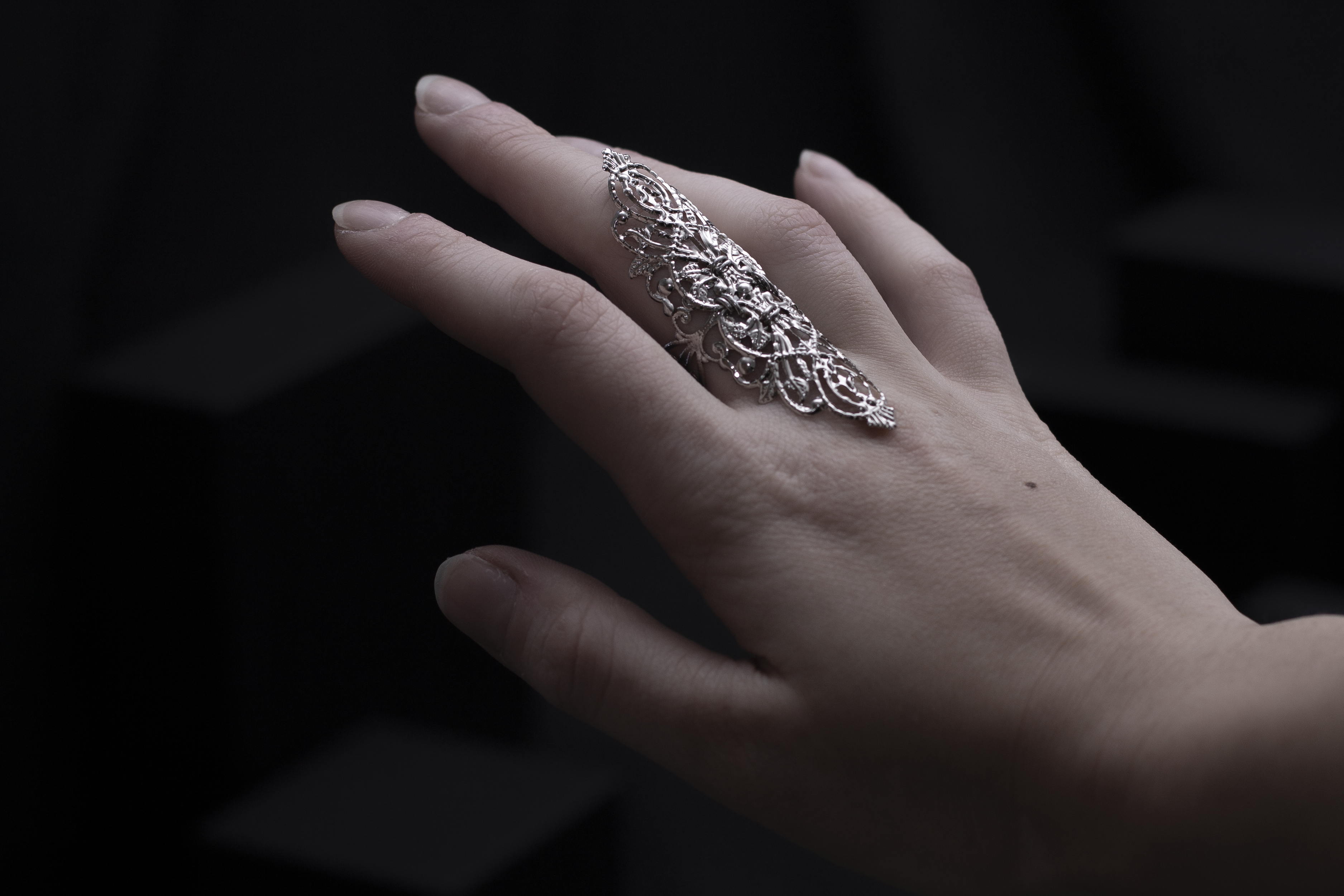 Filigraner Statement-Ring R-09