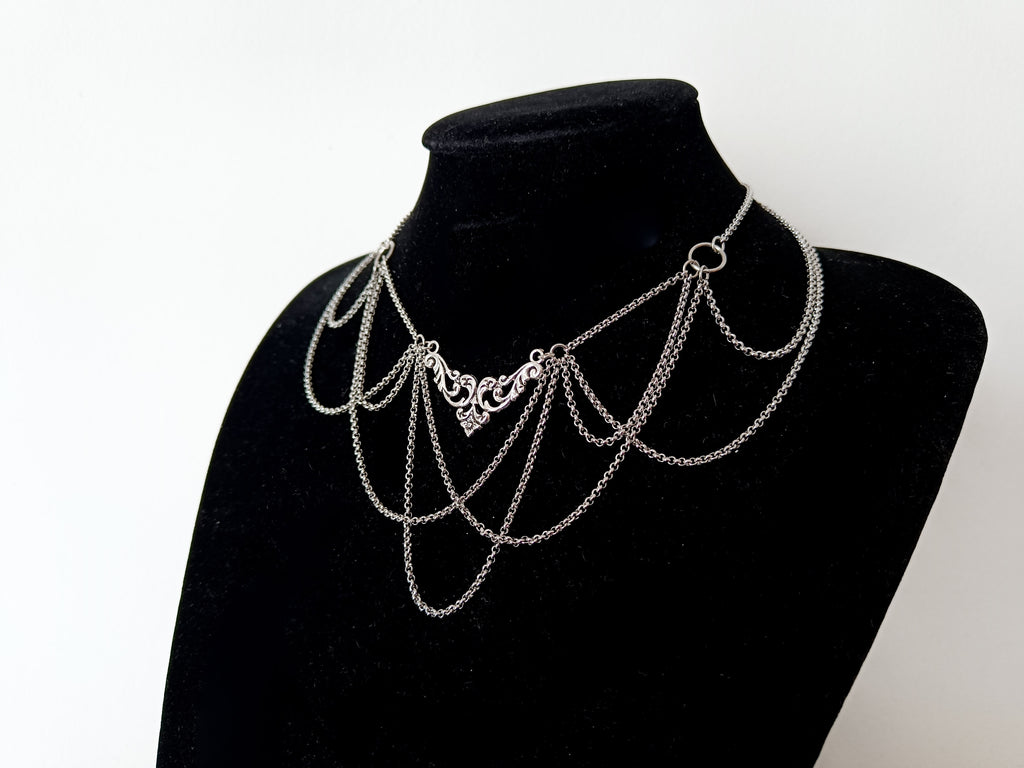 Floral Multi Layer Choker CULT