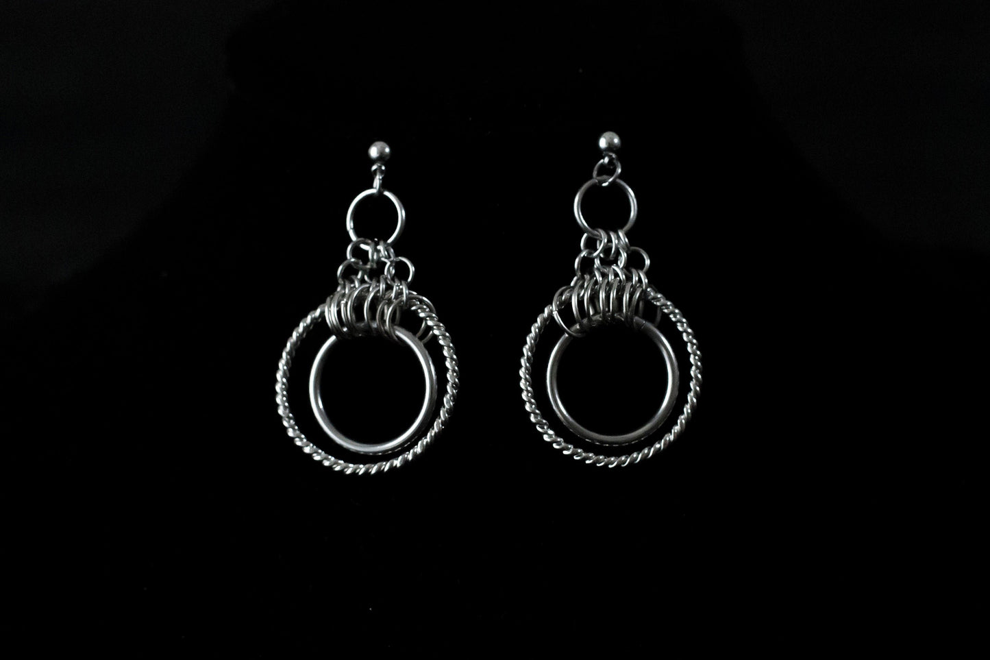 Hoop Chainmail Earrings HELM